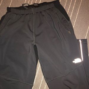 North face grey dri fit pants